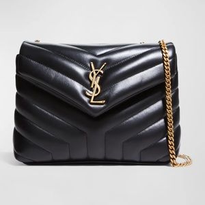 Saint Laurent
Loulou Small Matelasse Calfskin Flap-Top Shoulder Bag